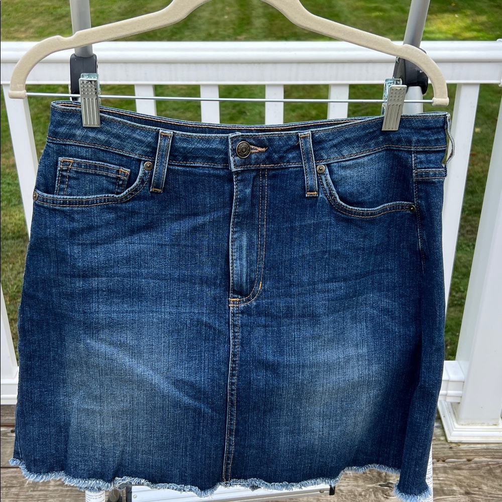 Denim Mini Skirt